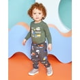 thumbnail image 2 of Garanimals Baby Boy Long Sleeve Graphic Bodysuit, Sizes 0-24 Months, 2 of 5