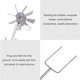 thumbnail image 3 of B29 Garden Plane, Metal Windmill, Garden Decoration, Wind Chime, for Outdoor Garden, Patio, Lawn, Patio, Landscape Decoration, 3 of 5