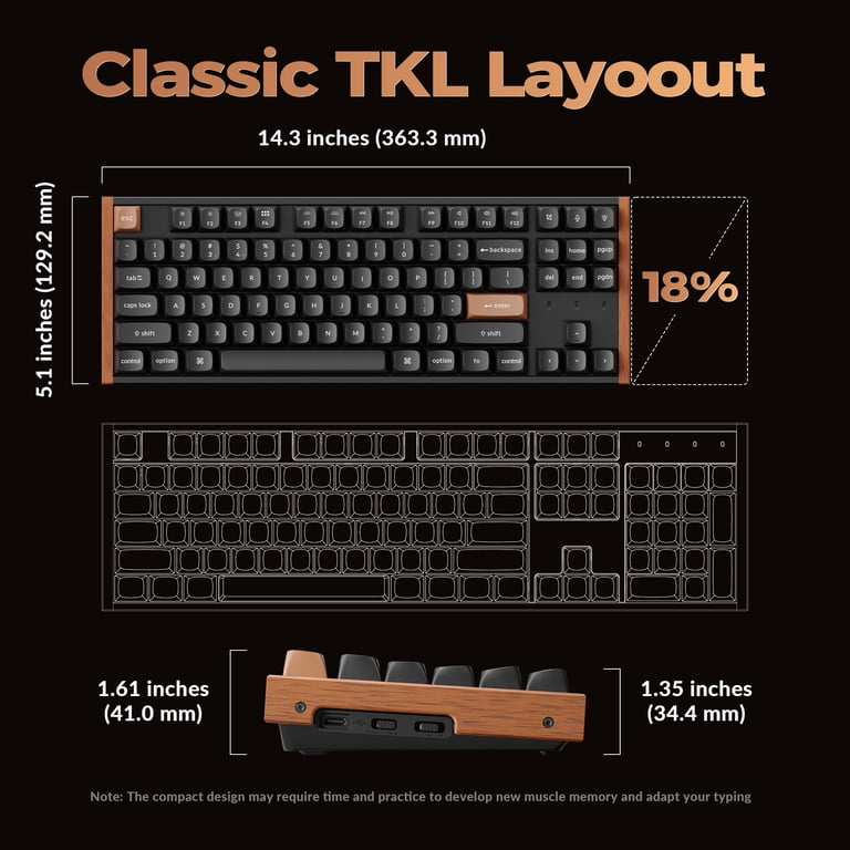 Keychron K8 HE 80% TKL Wireless RGB Hall Effect Magnetic Switch