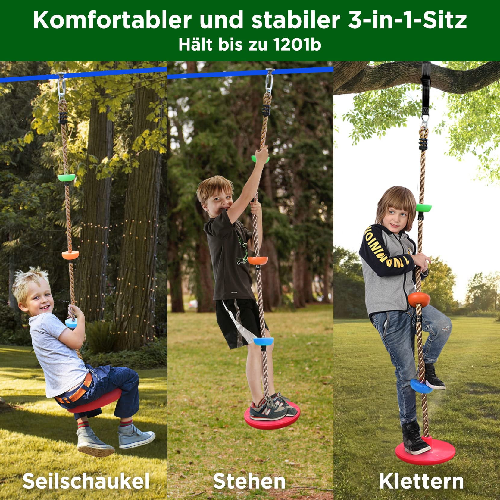 Dripex Ninja Warrior Obstacle Course for Kids - 2X60FT