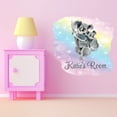 thumbnail image 1 of Animal Watercolor Custom Name Wall Decals for Kids Room - Bear Animal Family Personalized Name Outdoor Scene Personalized Bedroom Wall Sticker Water Color Style - Size: 40 In x 40 In, 1 of 5