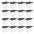 thumbnail image 1 of Sterilite 108 Qt Clear Stacker Storage Container w/ Latching Lid, 16 Pack, 1 of 12
