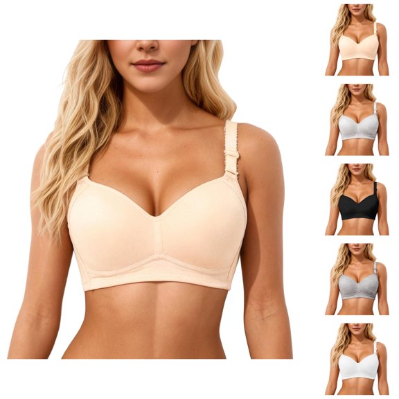 Push Up Bras for Women Lightweight Comfortable Wireless Seamless Bralette Everyday Bra