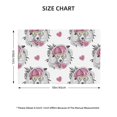 thumbnail image 4 of Placemats Set Of 4 / 6, Artistic Cute Poodle Dog Pink_A Placemats For Dining Table Indoor/Outdoors Heat Resistant Washable Placemats 18" X 12", 4 of 8