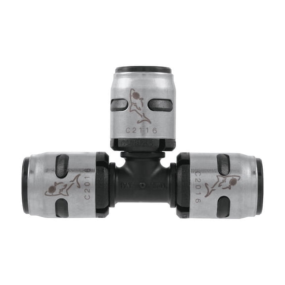 SharkBite EvoPEX 1/2 in. Push x 1/2 in. Dia. Push Plastic Tee