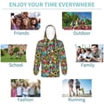 thumbnail image 5 of Kdxio Color Summer Pattern Boys Athletic Unisex Boys Girls Hoodie with Pocket Sweatshirts-X-Large, 5 of 6