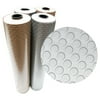 Rubber-Cal "Coin-Grip Metallic" PVC Flooring - 2.5 mm x 4 ft x 20 ft - Silver