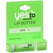 Angle View: Yes To Carrots Lip Butter Mint 0.15 oz
