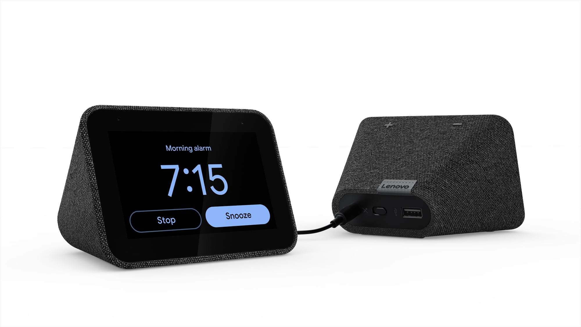 Lenovo Smart Clock with Google Assistant - Chalk Lenovo Smart Clock with Google Assistant - Chalk
