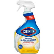 Clorox Bleach Foamer Bathroom and Shower Cleaner Spray, Crisp Lemon, 30 fl oz