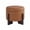 Light Brown-round storage, variant on Poshby 24'' Square Faux Leather Ottoman Coffee Table with Solid Wood Legs for Living Room, Brown