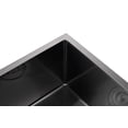 thumbnail image 6 of 32 Inch Double Bowl Kitchen Sink, Drop In Stainless Steel Sink, Undermount Dual Basin Workstation Sink, Rustproof & Noise Reduction Kitchen Sink Black, 6 of 9