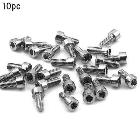 

Jueka Outdoor Sports Riding Bike Bicycle Water Bottle Cage Holder Hexagonal Screws Goods Shelf Stainless Steel Screws 10 PCS