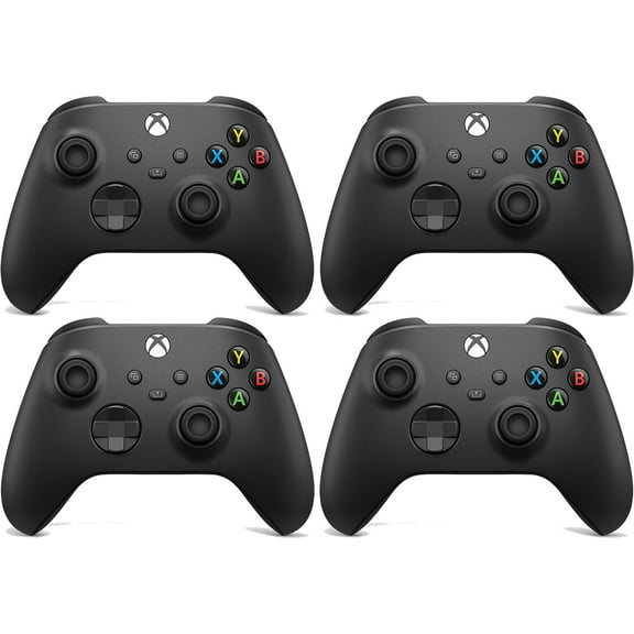 4 Pack Microsoft Xbox Bluetooth Wireless Controller For Series X/S - Carbon Black
