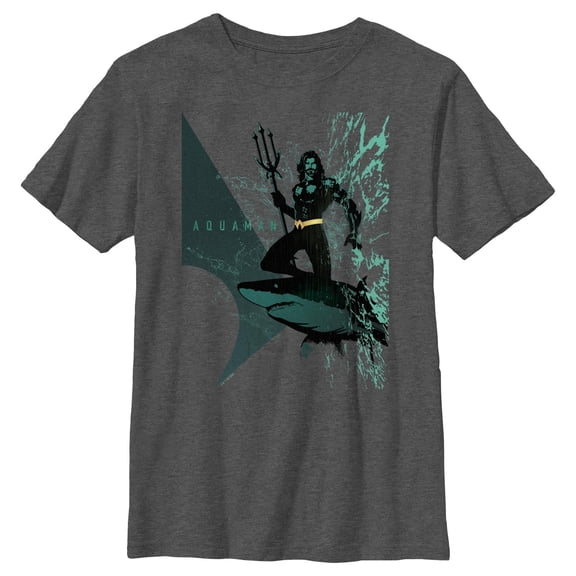 Boy's Aquaman King Shark Ride Graphic T-Shirt