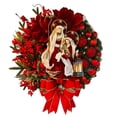 thumbnail image 1 of Guirnalda navideña sagrada, adorno colgante para puerta delantera, hogar navideño, 1 of 5