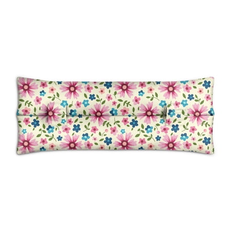 Boho Daisy Aesthetic Seat Belt Pillow - Retro Floral Chest Protector After Surgery - Soft Yellow Daisy Print Cushion for Women