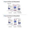 thumbnail image 2 of Single Phase Din-rail Energy Meter 5-80a 220v 50hz Electronic Kwh Meter With Lcd Backlight Digital Display Ddm15sd, 2 of 3