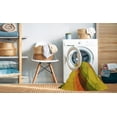 thumbnail image 2 of Ahgly Company Tapis d'Intérieur Lavables en Machine, Ronds, de Transition, Jaune Foncé, Ronds de 6', 2 of 7