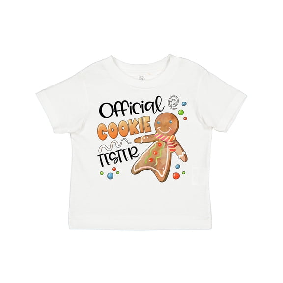 Inktastic Official Cookie Tester Cute Gingerbread Boys or Girls Toddler T-Shirt