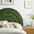 thumbnail image 7 of Headboard, Twin, Green, Velvet, Hotel Bedroom, Modern Contemporary, HB38119, 7 of 7