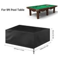 thumbnail image 2 of 9ft Waterproof Billiard Table Cover Folding Pool Table Cover Dustproof Cover Moisture Resistant Durable Oxford, 2 of 7