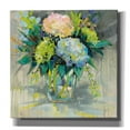 thumbnail image 1 of Epic Graffiti 'Hydrangeas from the Garden' by Jeanette Vertentes, Canvas Wall Art, 18"x18", 1 of 2