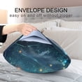 thumbnail image 4 of Yayeee Pillowcase Standard Size Set of 2 Satin Wrinkle Resistant Pillow Case, Magical Forest Glowing Lights, 4 of 7