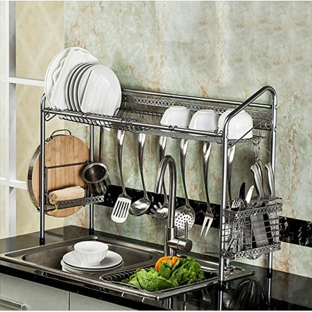Collapsible Over Sink Dish (PremiumRacks Professional Over The Sink Dish Rack - Fully Customizable - Multipurpose - Large Capacity - New Product May)