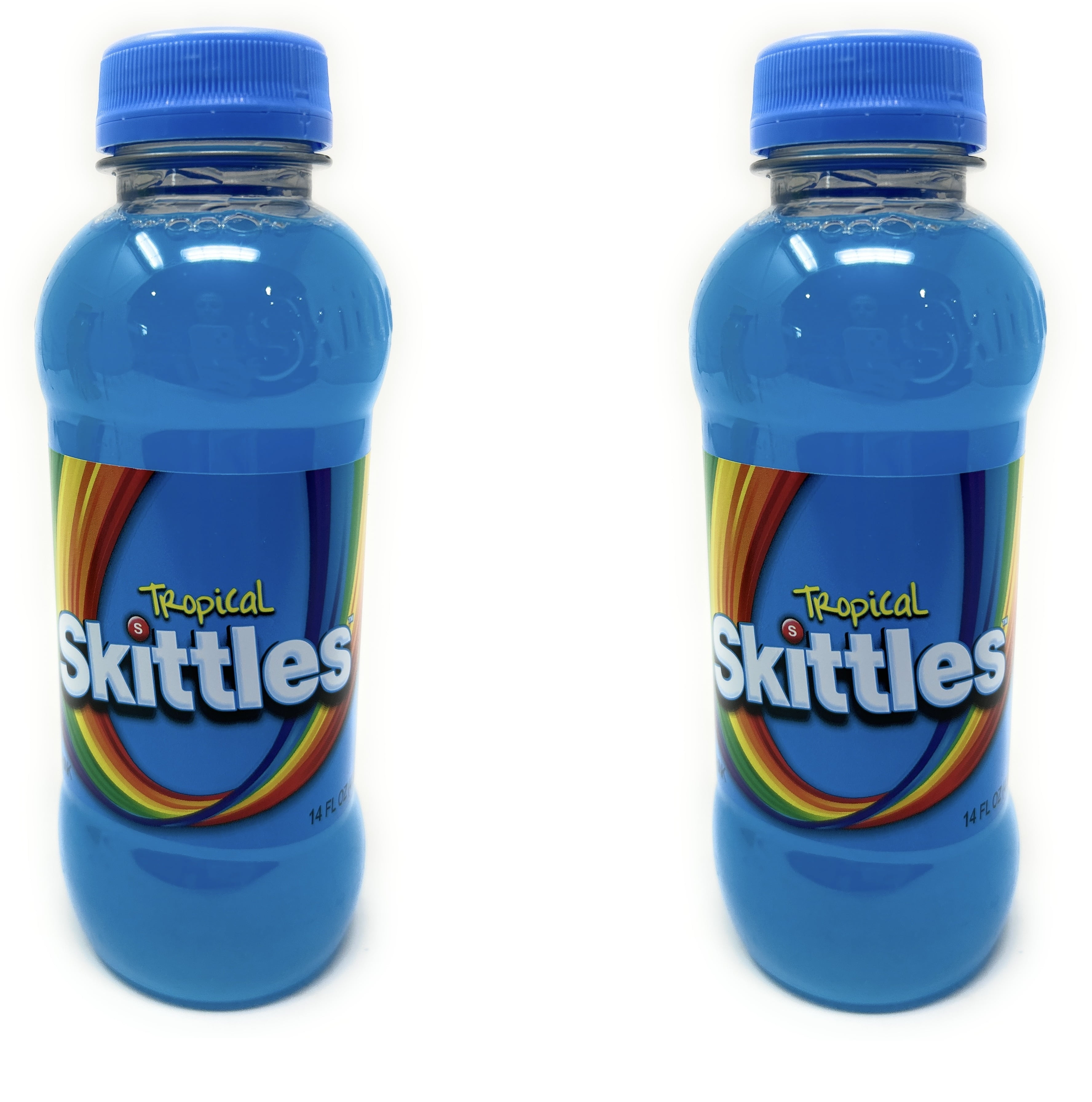 (2 pack) Skittles Original Tropical Punch Drink 14oz