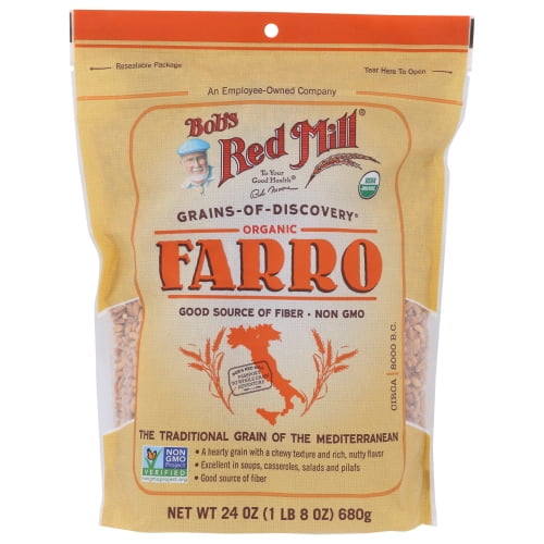 Bobs Red Mill Grain Farro, Boîte de 4 X 24 Oz