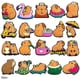 thumbnail image 5 of 20 Pcs/set Cartoon Capybara Croc Shoes Charms For Crocs Clog Sandals Decor Accessories, 5 of 5