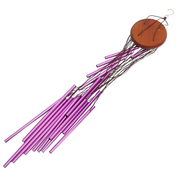 CTIRCHIU Musical Wind Chimes for Outside Metal Purple Vintage 1Set Home Ornament