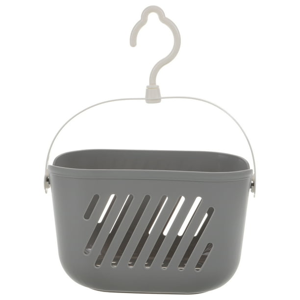 Cesta de almacenamiento de plástico para ducha colgante para baño, cocina, dormitorio universitario