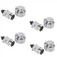 thumbnail image 1 of 8X Trailer Accessories- 7 Pin Trailer Plug 12V Rv Sockets Towbar Towing 7Pin Metal Trailer Connectors, 1 of 8