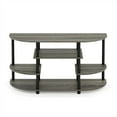 thumbnail image 2 of Furinno JAYA Simple Design No Tool TV Stand, Gray & Black, 2 of 3