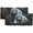 Pattern-5, variant on Tiger Rod Pocket Thermal Insulated Curtain Valance Jungle Night Blue Starry Sky Wildlife Forest Window Treatment Valance Curtains for Bathroom 54 by 18 in, 2 Panel