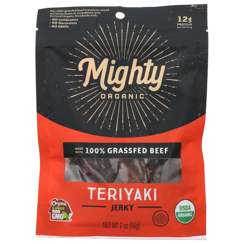 Organic Prairie Beef Jerky Teriyaki, 2 Oz