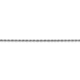 thumbnail image 3 of 14k White Gold 30 Inch 2mm Diamond Cut Quadruple Rope Chain Necklace Pendant Charm, 3 of 9