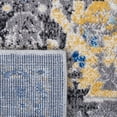 thumbnail image 5 of SAFAVIEH Madison Caden Floral Bordered Area Rug, Grey/Gold, 6'7" x 6'7" Round, 5 of 7