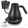 thumbnail image 1 of Electric Gooseneck Kettle Temperature Control, Pour Over Electric Kettle for Coffee and Tea, 100% Stainless Steel Inner, 1200W Rapid Heating, 0.8L, B, 1 of 9