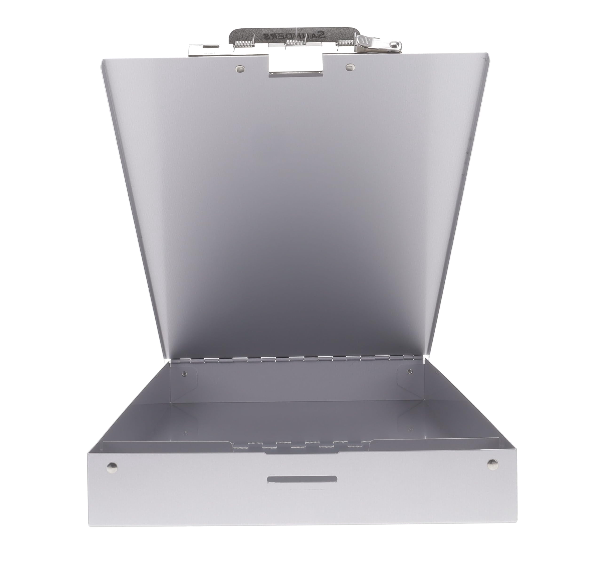 Saunders Recycled Aluminum  Storage Clipboard With Self-locking Latch - Lightweight Weather-resistant Lacquer Finish Stationery Box. Office Products Letter