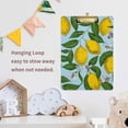 thumbnail image 6 of FMSHPON Lemons Hand Drawn Retro Citrus Fruits Clipboard Hardboard Wood Nursing Clip Board and Pull for Standard A4 Letter 13x9 inches, 6 of 7