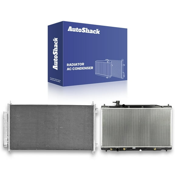AutoShack Radiator & A/C Condenser Kit for Honda, CR-V 2007-2009, L4 2.4L