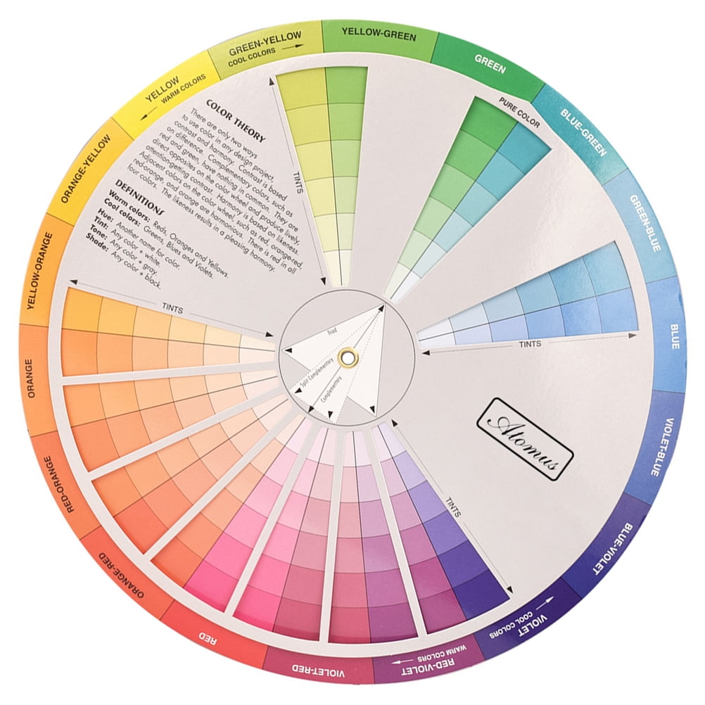 Creative Color Wheel Color Learning Rotation Wheel Color Board