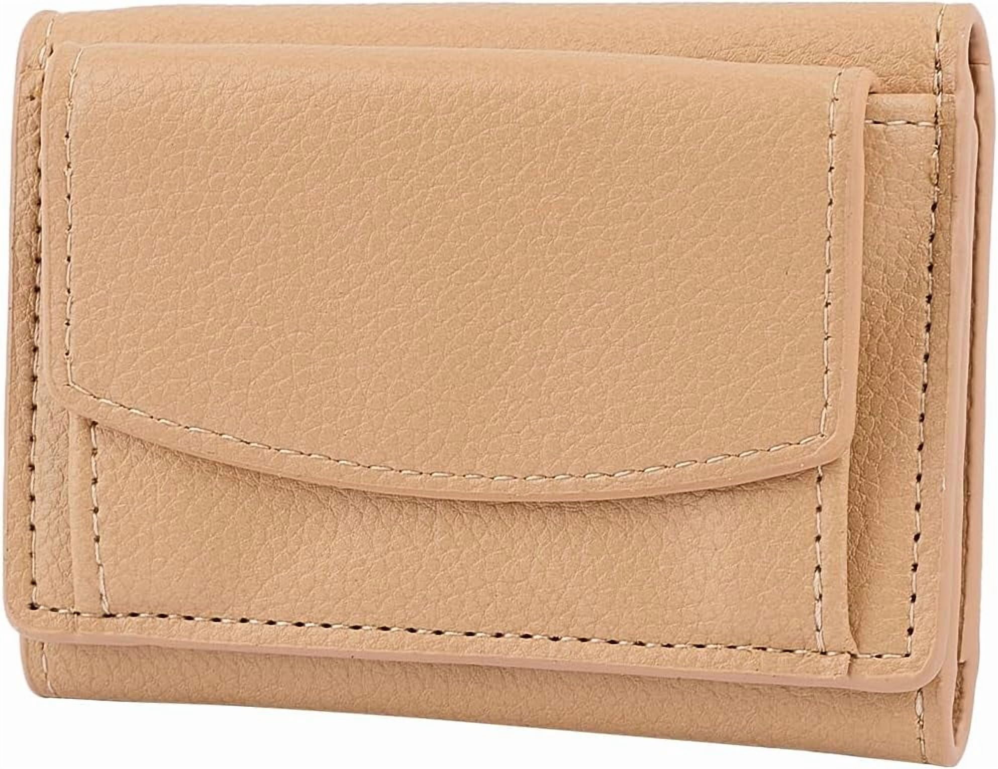 Trifold Lamb Leather Wallet W/Removable ID attached W/Hook and