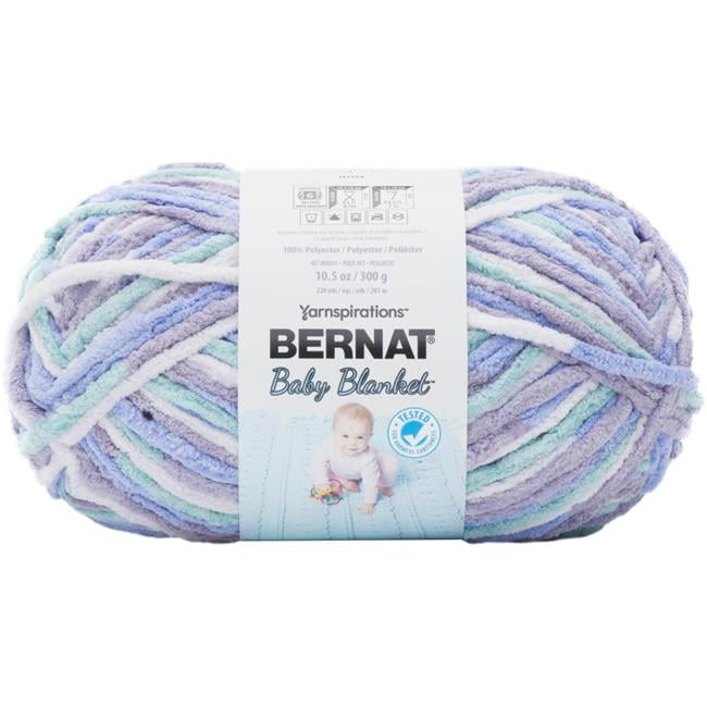 Spinrite 16110404794 Bernat Baby Blanket Big Ball Yarn, Posey Purple