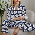 thumbnail image 6 of Naloa Cute Sheep With Star Pajamas for Women Set, Womens Pajama Sets, Lounge Sets for Women, 2pjs for Women-Medium, 6 of 7