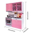 thumbnail image 5 of AIHOME Children's High-grade Pink Kitchen Play House Toys Set, 5 of 5