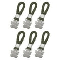 thumbnail image 1 of Uxcell 6 Pcs Clips para Toallas de Té con Lazo de Algodón para Colgar, Ganchos de Toalla de Metal de 4 Pulgadas, Perchas Multipropósito para Hogar Cocina Baño, Verde (Mariposa), 1 of 7